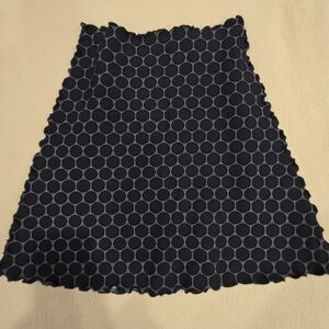 Haystacks Chic Black and Gray A-Line Skirt